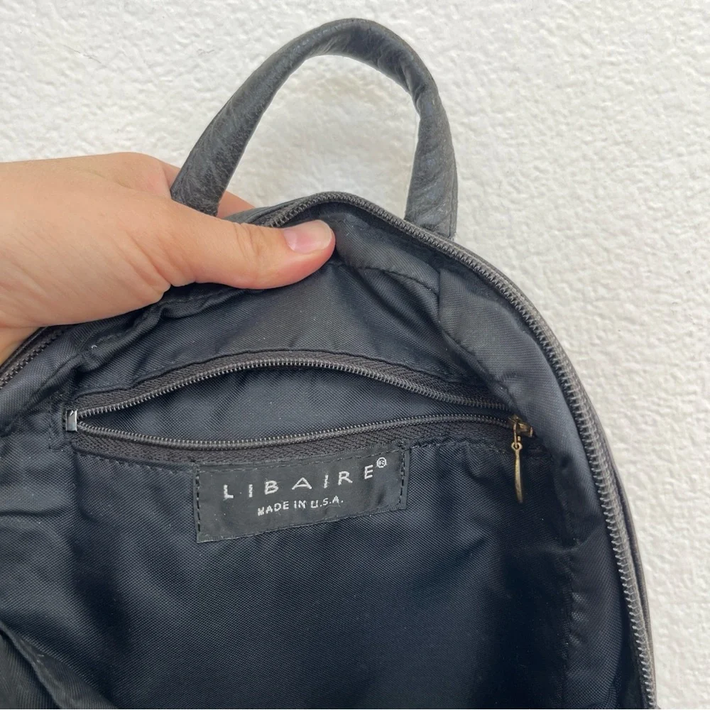 Libaire Vintage Mini Leather Backpack